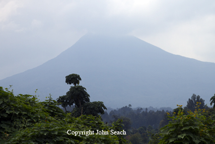 gahinga volcano