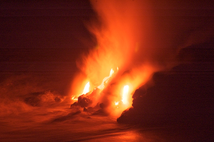 kilauea lava flow