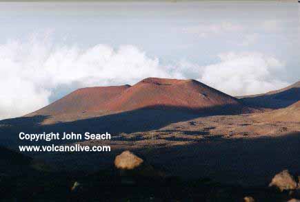 mauna kea volcano map