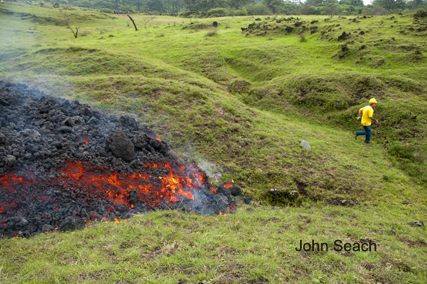 pacaya lava flow