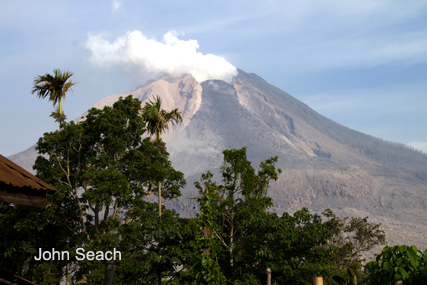 sinabung volcano 2014