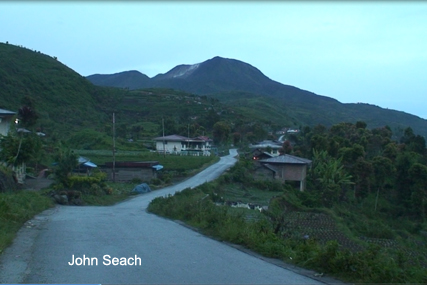 talang volcano indonesia